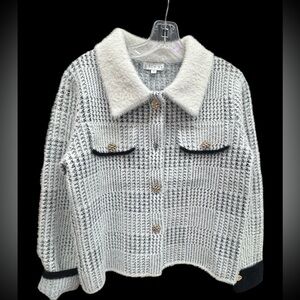 BRCHNY  Black and White Women's Jacket